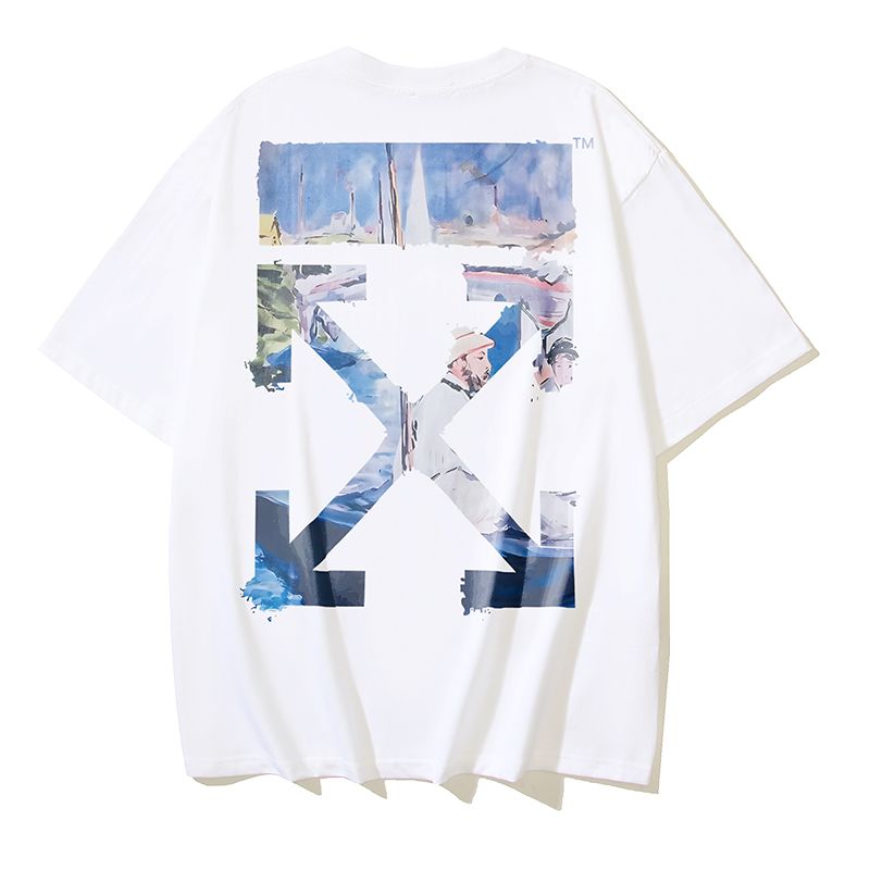 注目を集め☆OFF WHITE オフホワイト☆Diag Arrows☆オーバーサイズTシャツ 2カラー ユニセックス - メルカリ