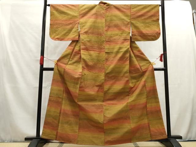 平和屋着物○上質な小紋 墨流し文様 正絹 逸品 CAAQ9444th