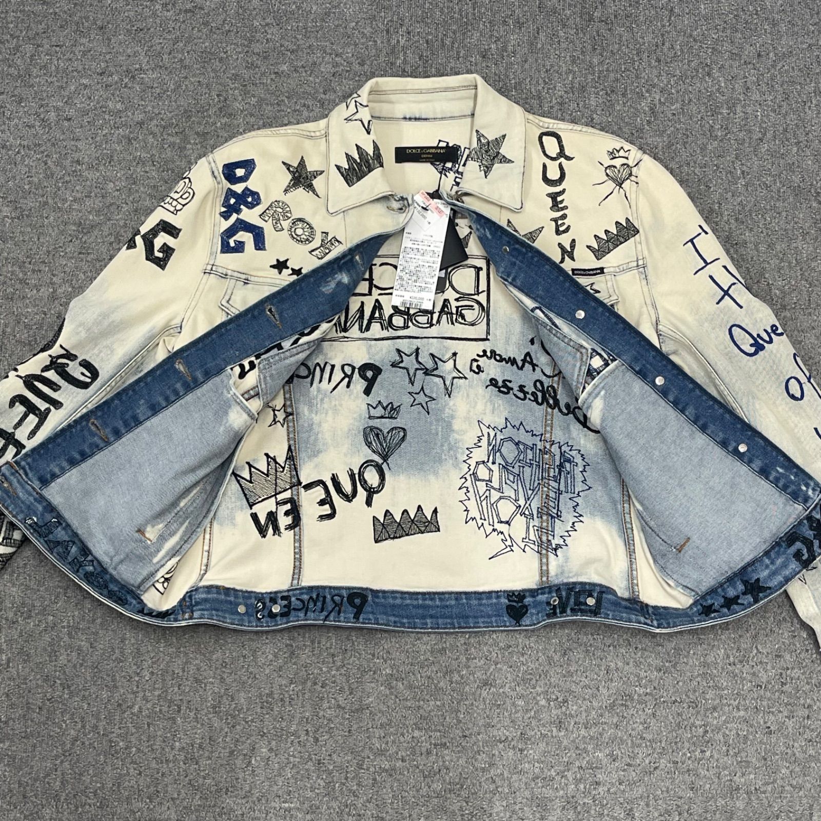 DOLCE&GABBANA ドルチェアンドガッバーナ デニムジャケット ホワイト