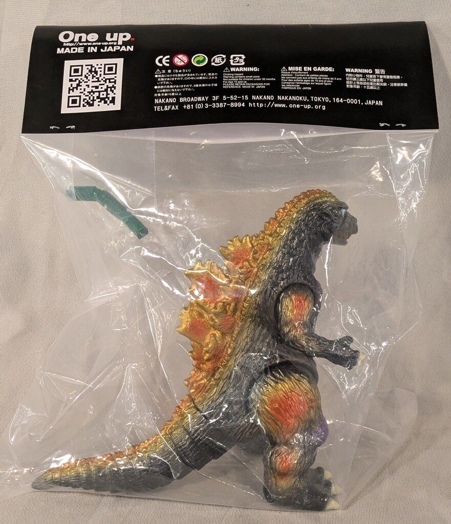 One up ゴジラ1954 黒成型 WF2024冬 電車持ち One up ゴジラ1954 黒成型 WF2024冬 電車持ち One up. ゴジラ 1954