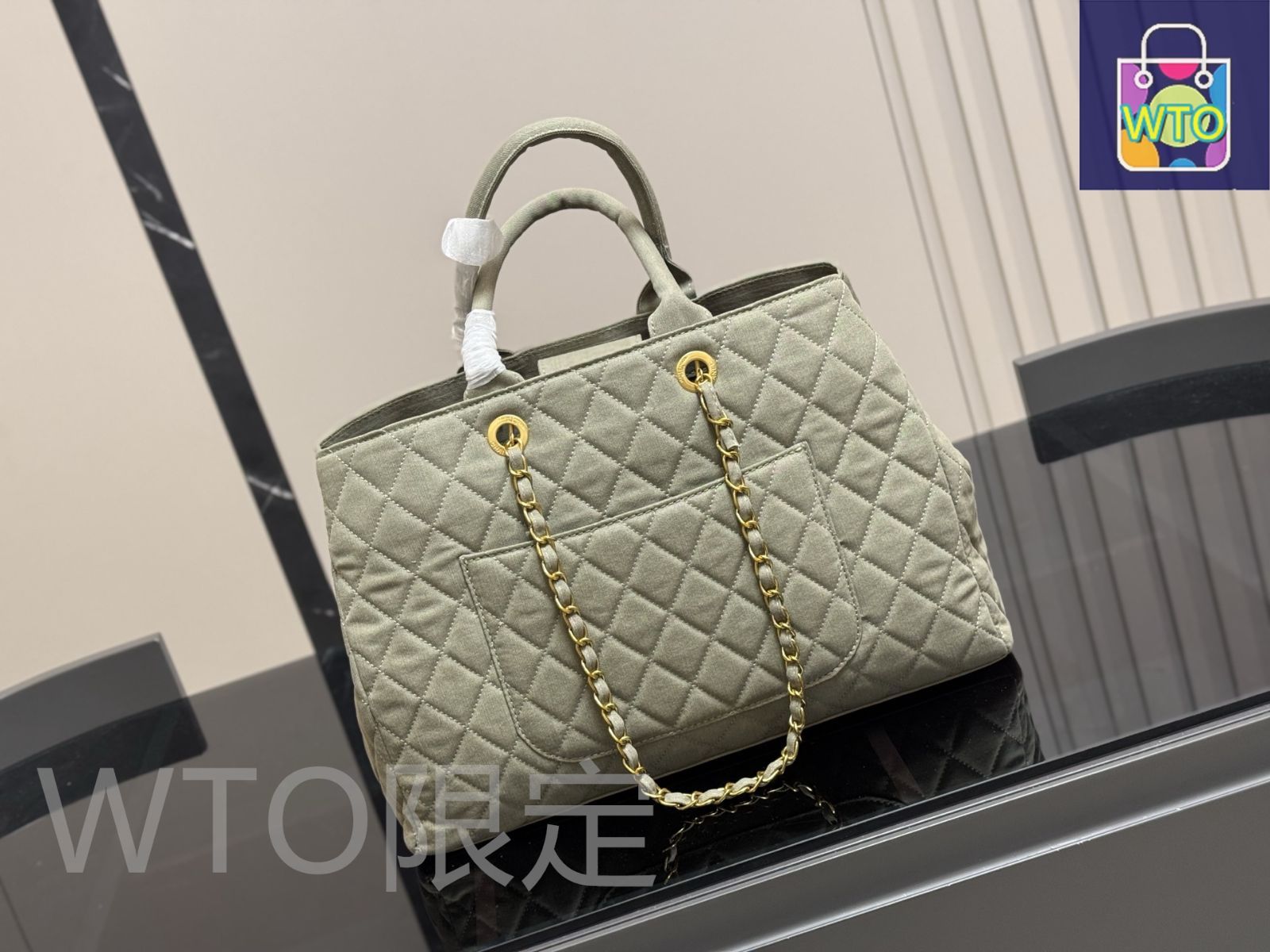 今日特価】Chanel デニムビーチバッグ（水洗ヴィンテージ仕上げ