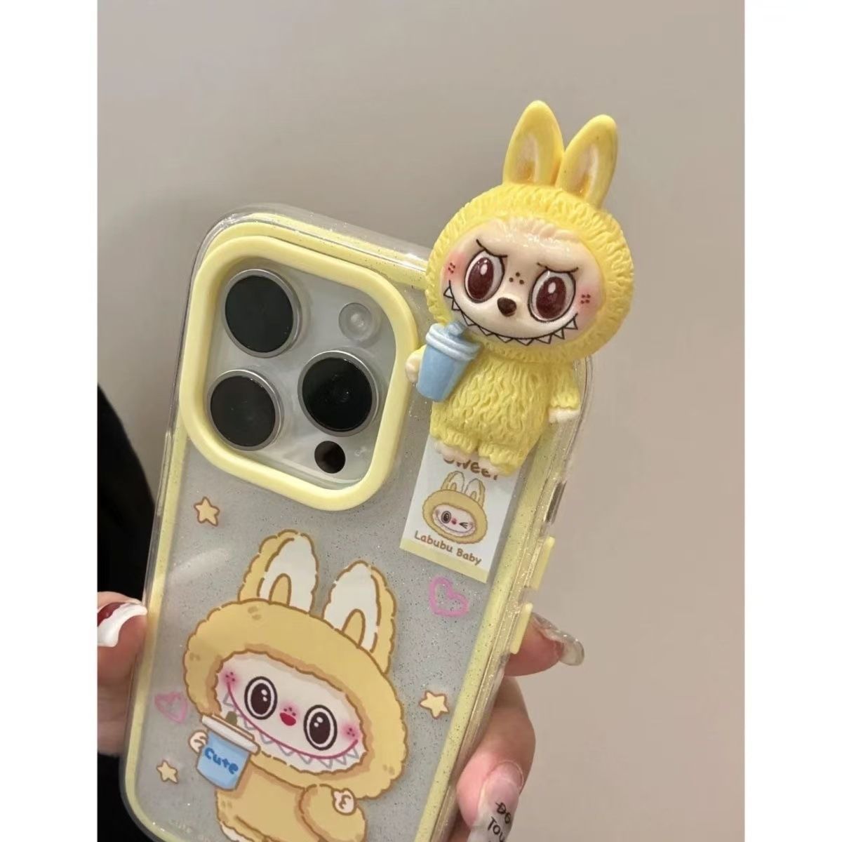 スマホケース ラブブLabubu 透明 iPhone対応 アイフォンケース
