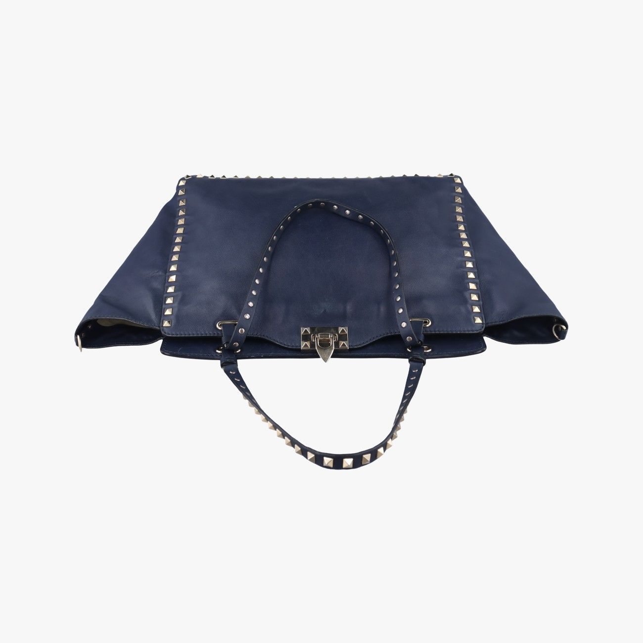 ヴァレンティノValentinoロックスタッズブルーレザー製番不明