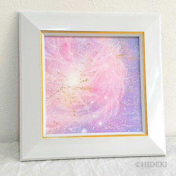 抽象画パステルアート 乙女座