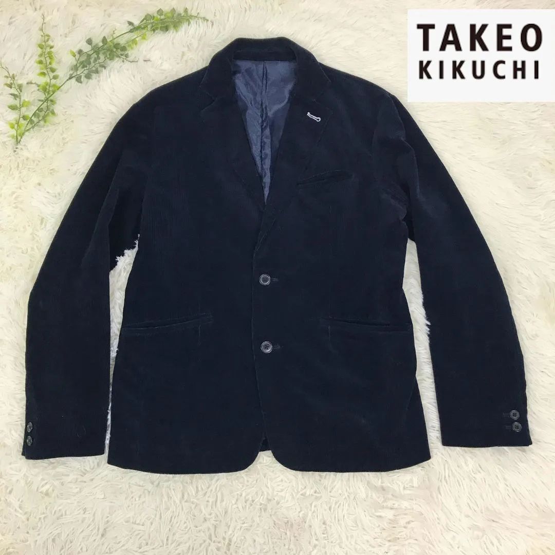 TAKEO KIKUCHI タケオキクチ ジャケット テーラードジャケット 紺 