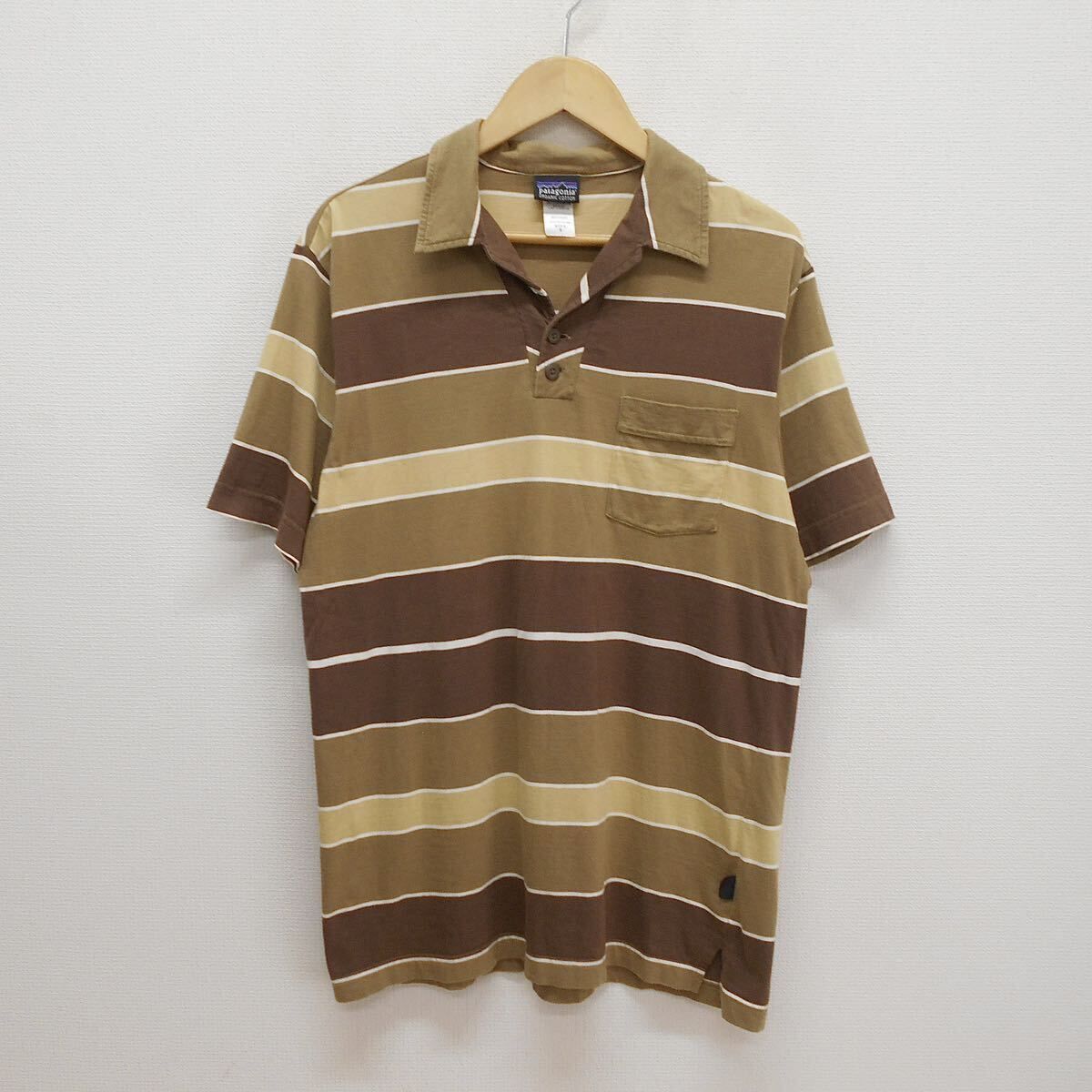 patagonia パタゴニア 52775S8 半袖ポロシャツ ボーダー