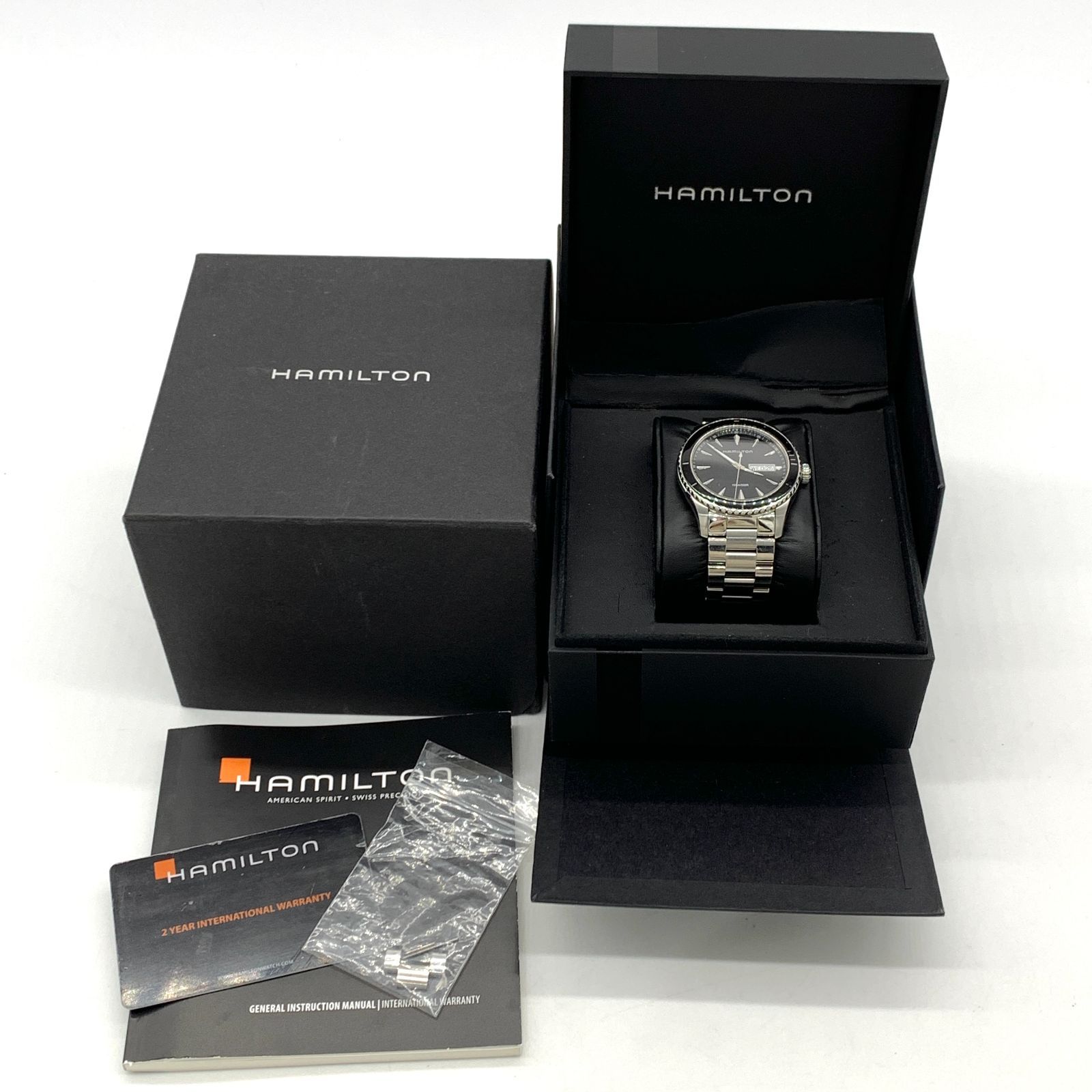 【動作OK】HAMILTON ハミルトン 腕時計 H375110 シービューそがのハミルトン