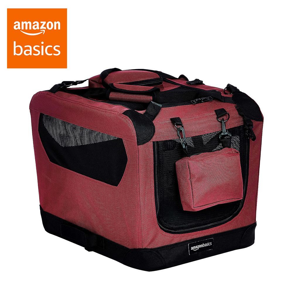 Amazonベーシック夏用 ペット用 ソフト キャリーバッグ 肩掛け 折り畳み式 レッド (53x 38 x 38cm) Store  メルカリ