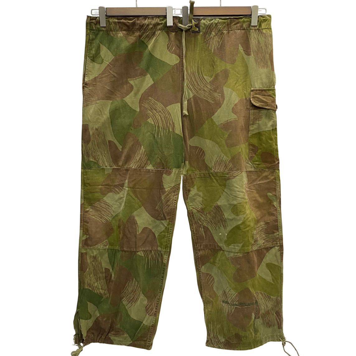 ミ*】様 50s ベルギー軍 ブラッシュストロークカモ カーゴパンツ　後期型 ヴィンテージ vintage 50's ベルギー軍 ブラッシュストローク