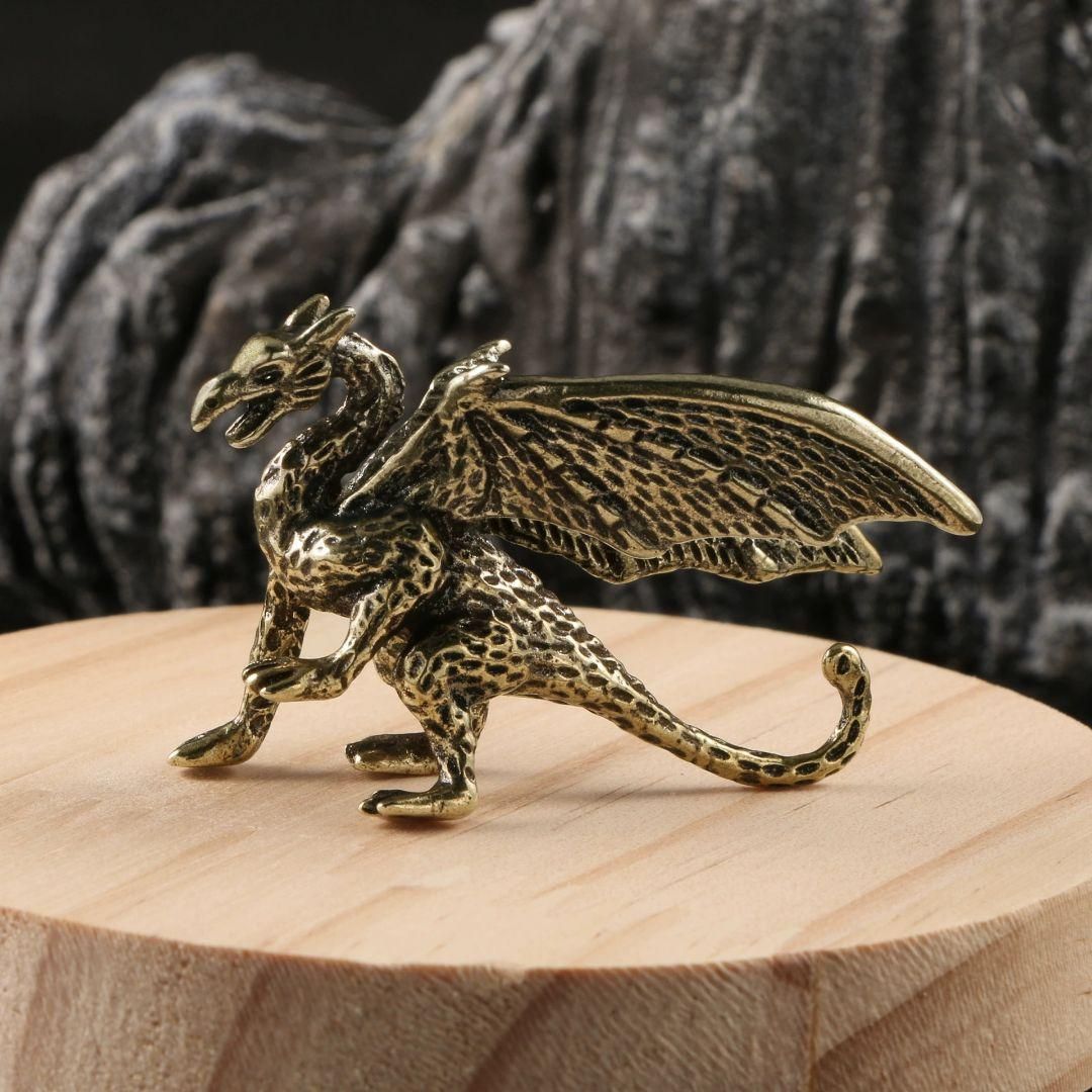 銅 細工 魔獣飛竜 茶道茶寵 装飾品 工芸品 置物 - メルカリ