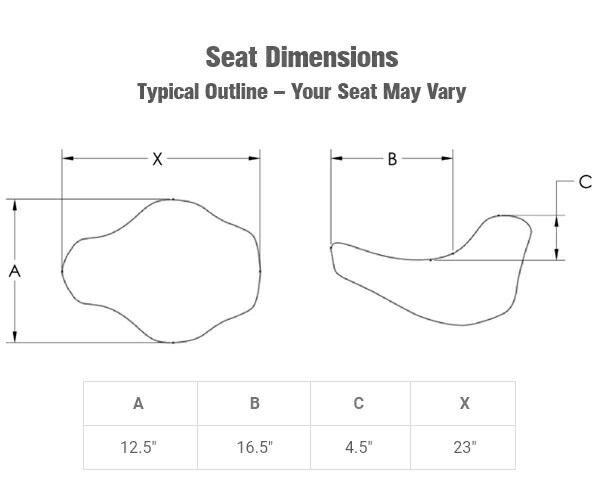 EXTENDED REACH DOMINATOR ソロシート：2008〜25年ツーリング