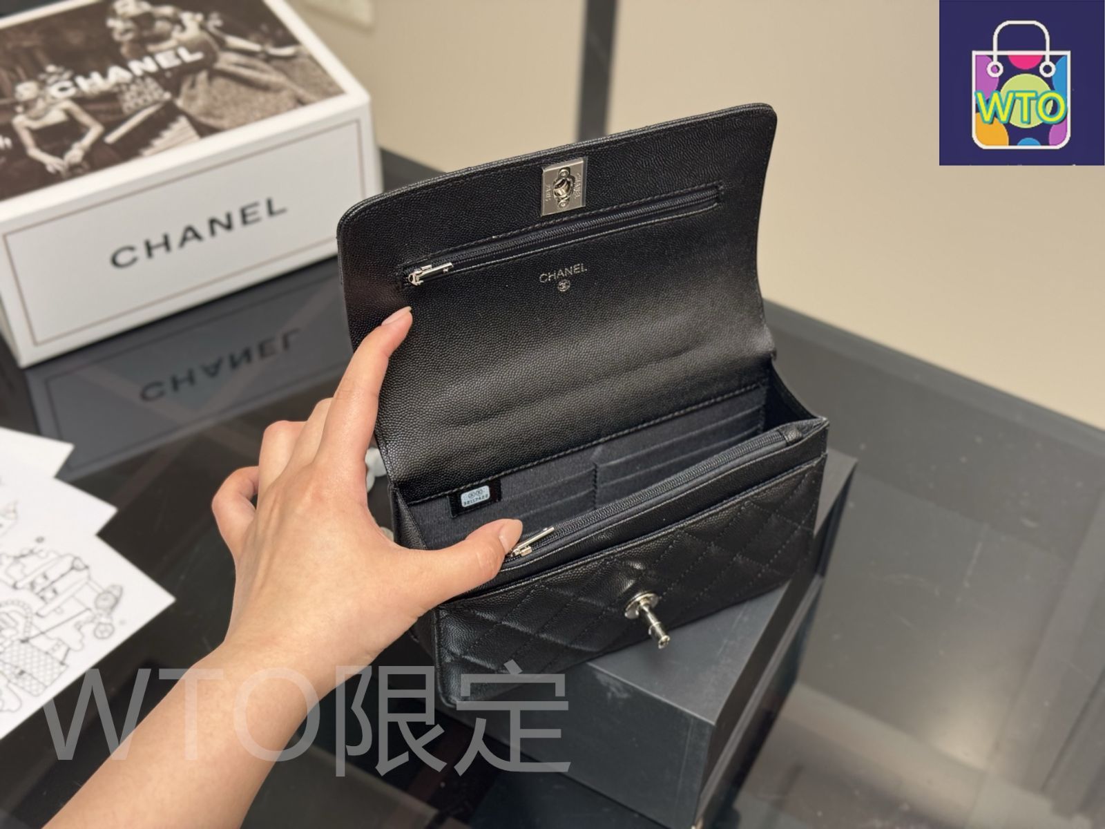 今日特価】Chanel シャネル ファイナンスバッグ 新型ハンドル