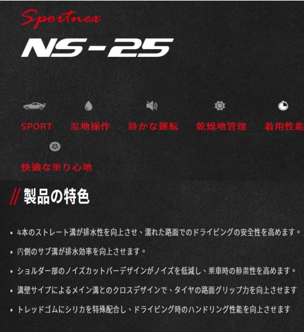 新品夏タイヤ NANKANG ナンカン NS-25 225/35R18 - タイヤショップ ...