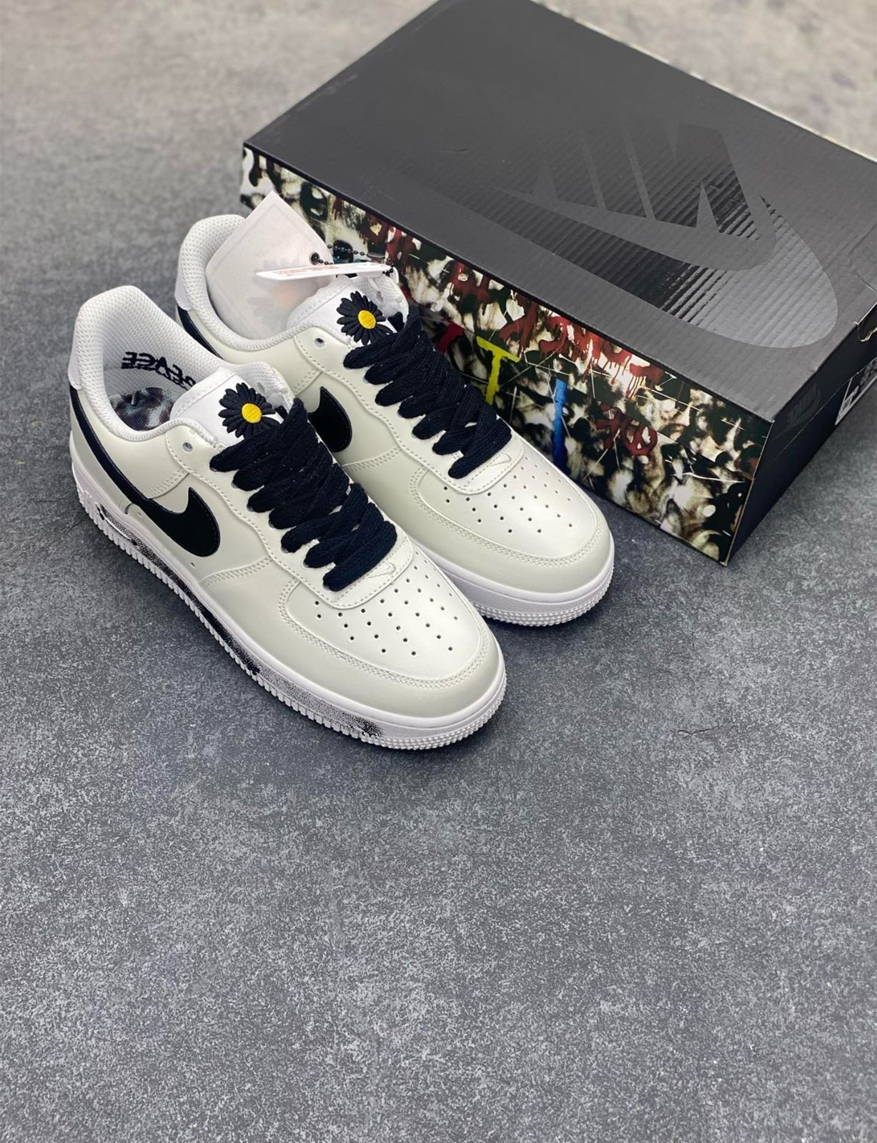 PEACEMINUSONE × Nike Air Force 1 Low "Para-noise/White/Black" / G-DRAGONピースマイナスワン × ナイキ エアフォース1 ロー "パラノイズ/ホワイト/ブラック" / ジードラゴン登場。