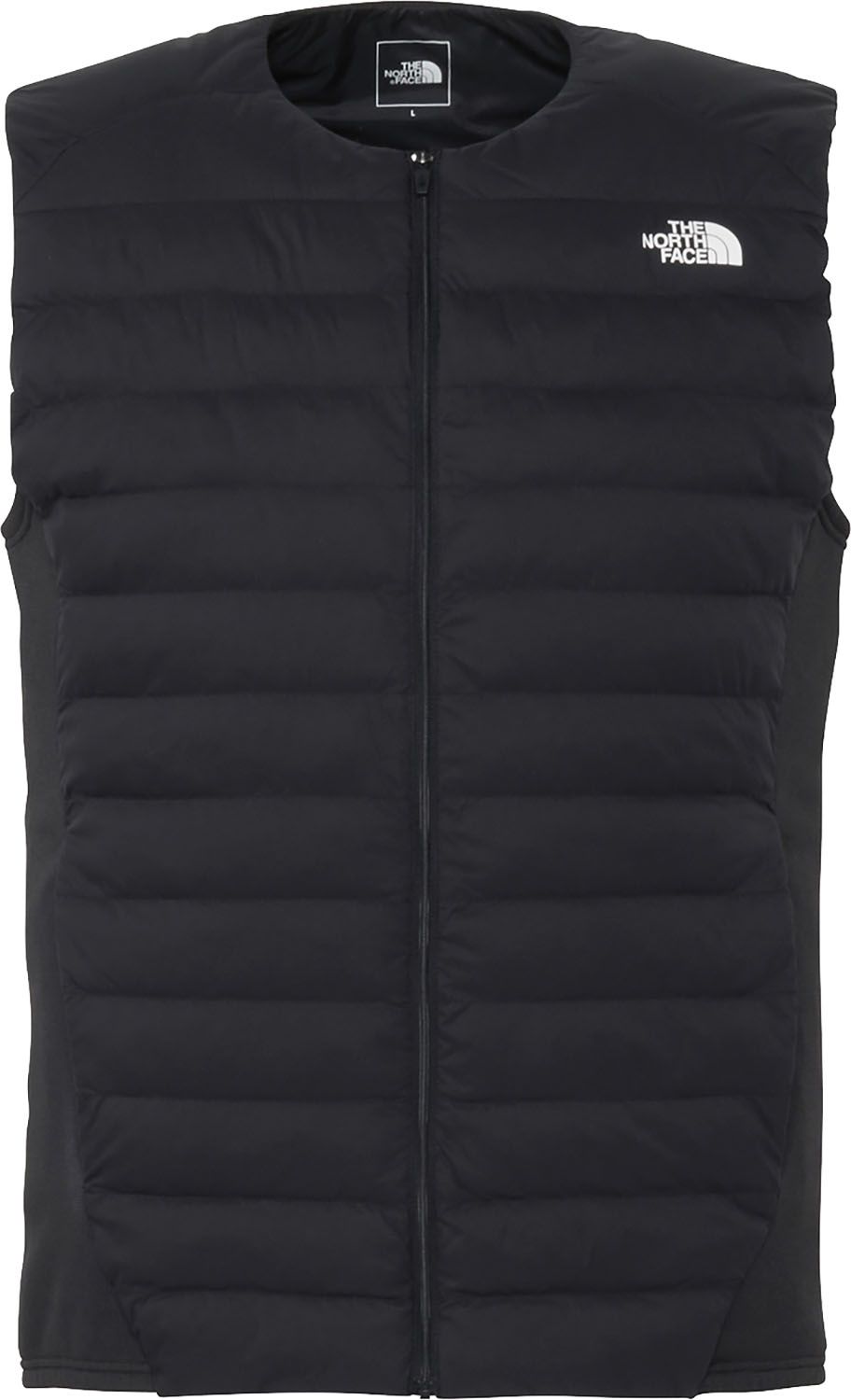 ザ ノース フェイス THE NORTH FACE アウトドア レッドランベスト メンズ アウター 秋冬 保温 軽量 撥水 ランニング キャンプ ジョギング トレーニング 運動 防風 屋外 雨 雪 シンプル 高耐久 ロゴ NY82577 K ブラック