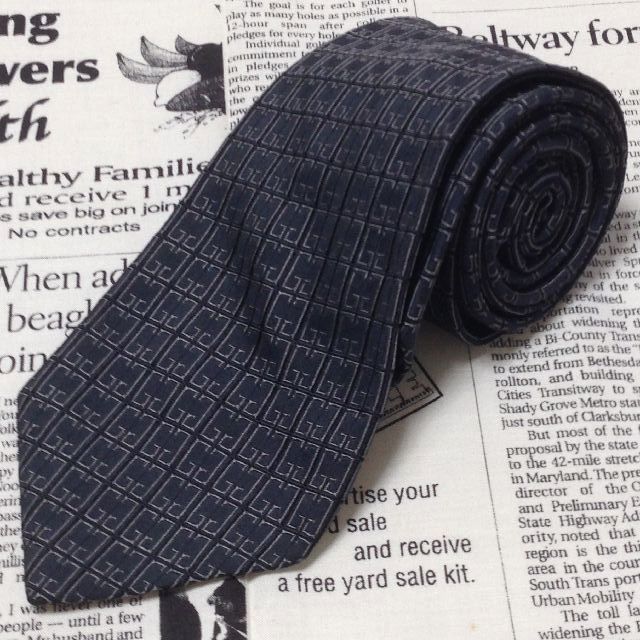 グッチ GUCCI 微光沢 ネクタイ イタリア製 シルク パターン柄 ミックス H-006801 ゆうパケット