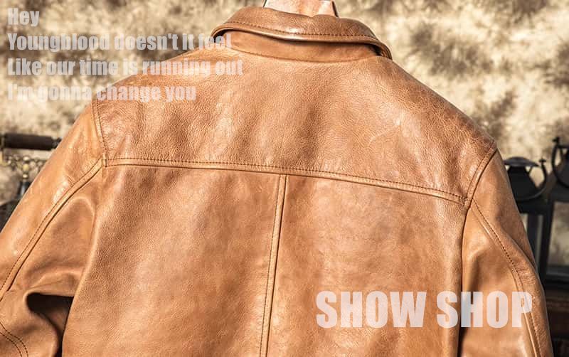 美品 メンズファッション 上質牛革 G1フライトジャケット アメカジ