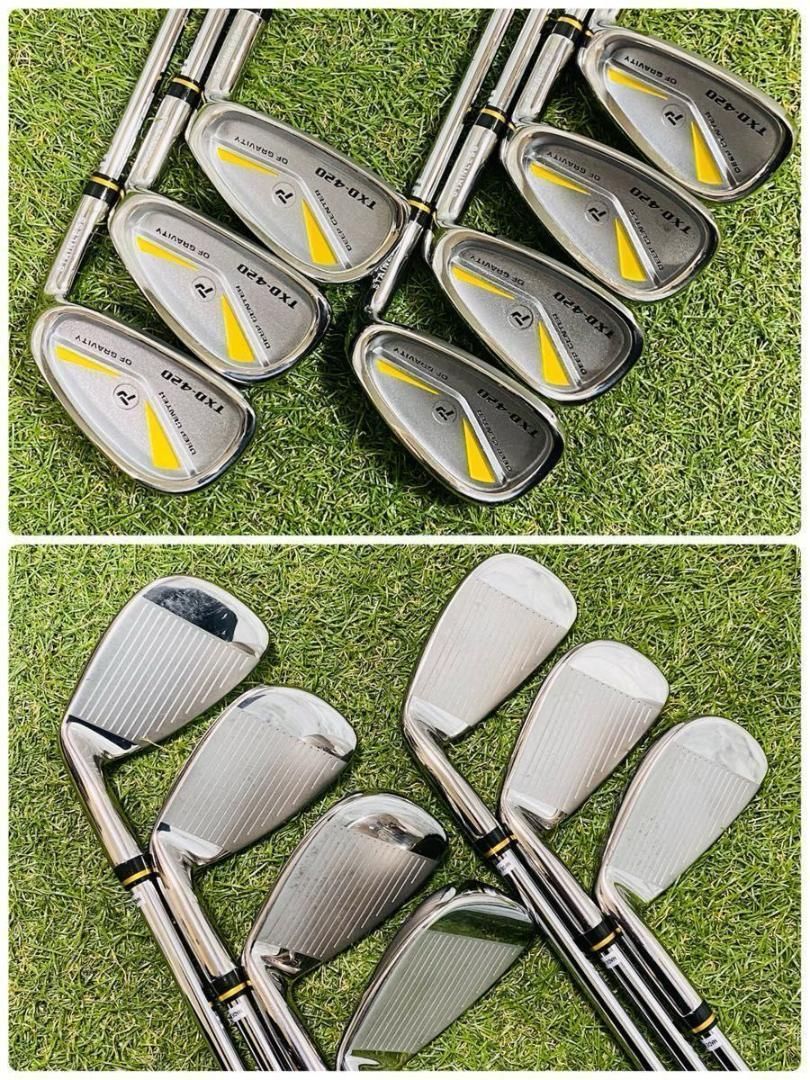 【良品】初心者推奨 テックプラス TXD-420 メンズゴルフセット 11本 R 良品】初心者推奨 テックプラス TXD-420 メンズゴルフセット 11