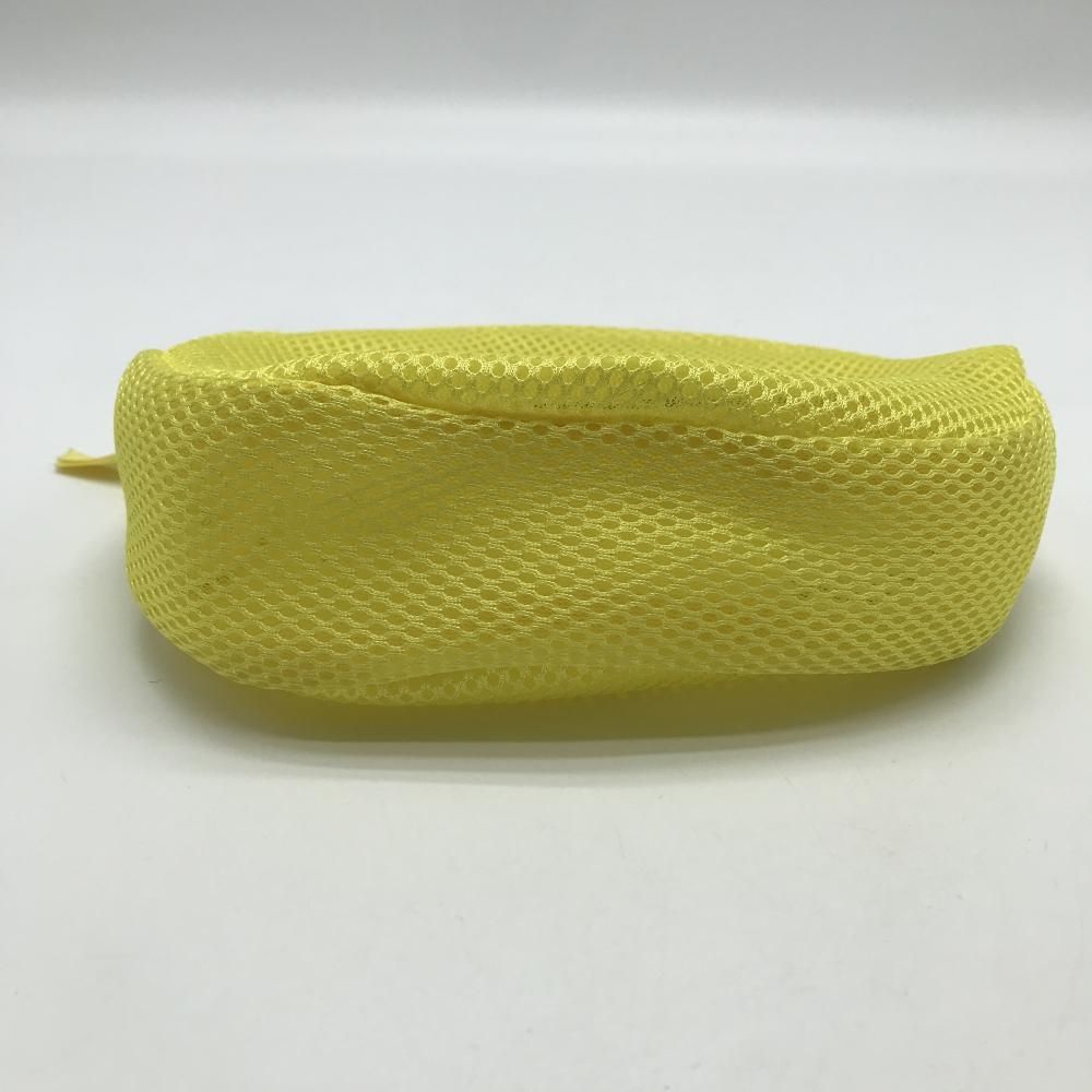 超美品】パーリーゲイツ メッシュポーチ イエロー×黒 ニコちゃん