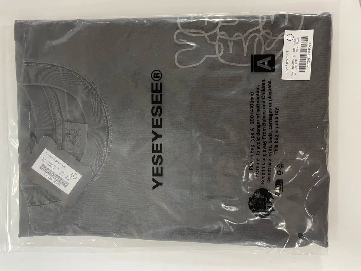 新品 YESEYESEE(イェスアイシー) C -ロゴ PIGMENT(ピグメント) L