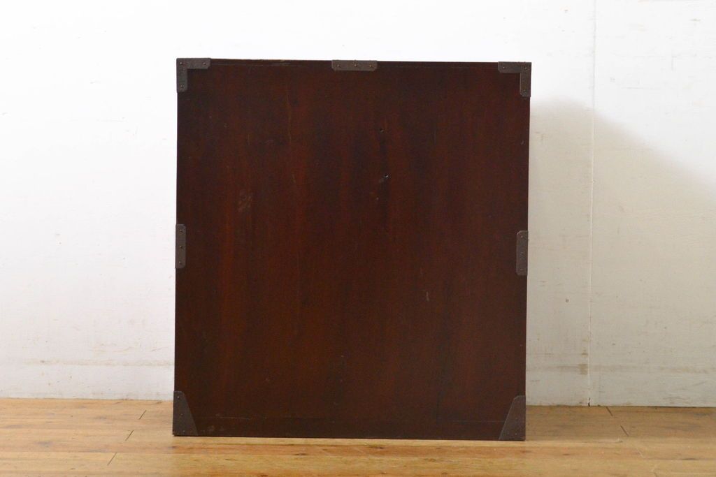 庄内小箪笥 和製アンティーク 超美品 明治大正期 金具 重厚 庄内