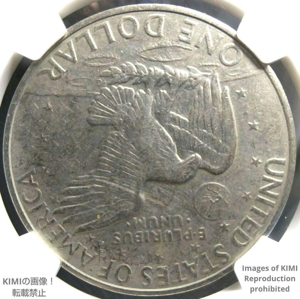 1972 $1 Eisenhower Dollar NGC SANPLE TICC 2170368-064 TICC Tokyo