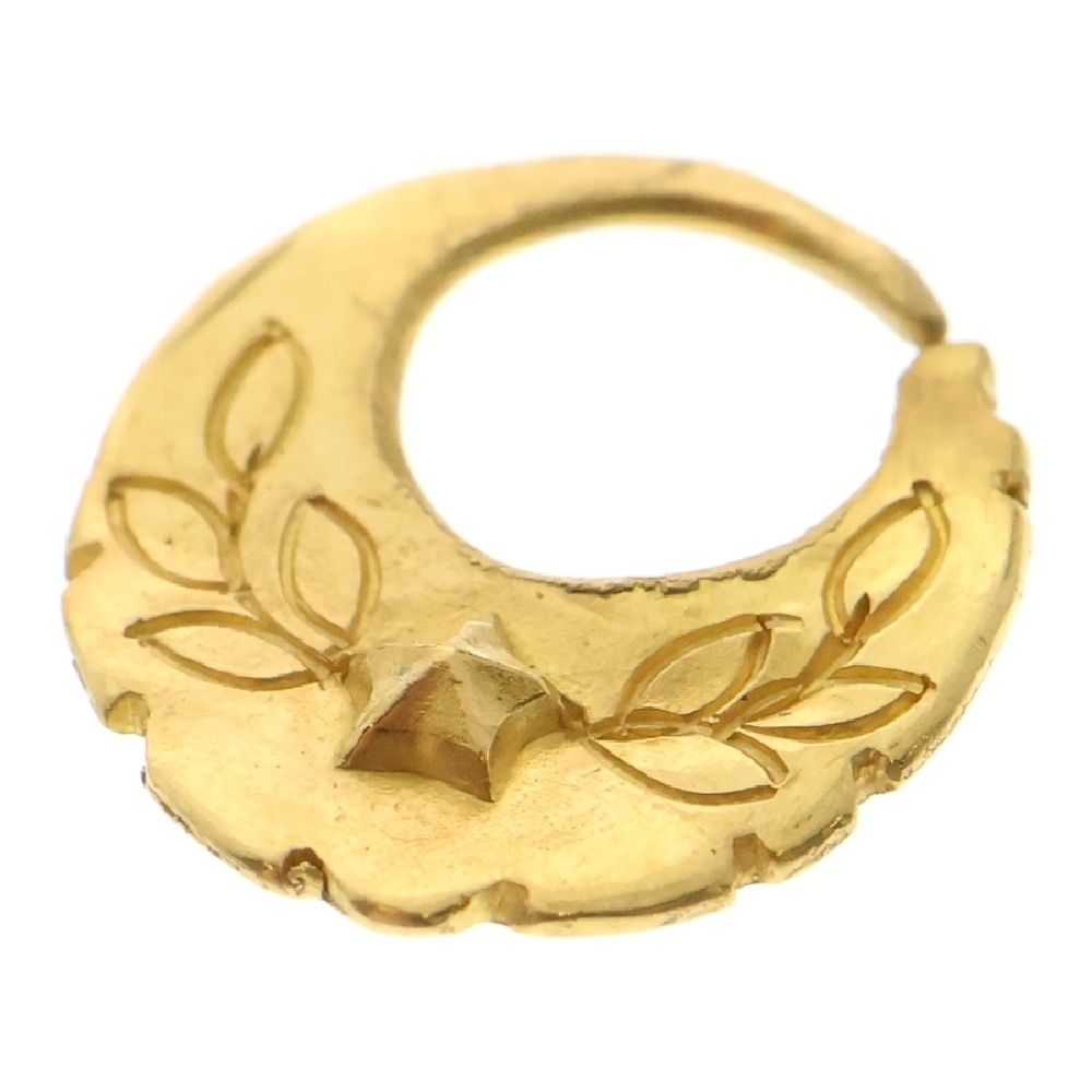 ビンゴブラザーズ】値下げ中☆24kゴールド スターピアス（ポスト部分