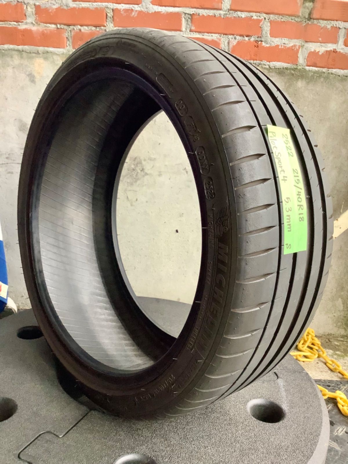 21年製 捲し上げる ミシュラン パイロットスポーツ4 215/40R18 1本 