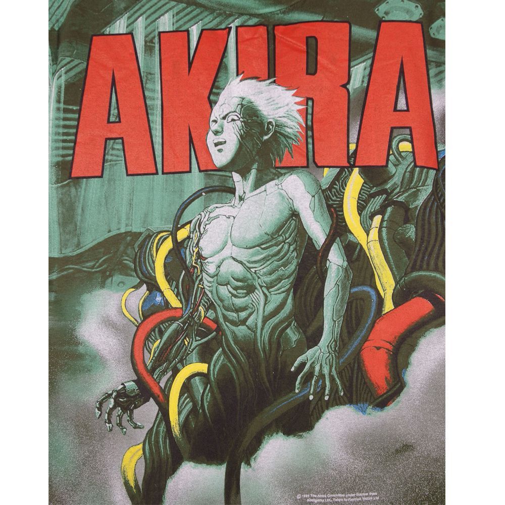 186 AKIRA アキラ アニメ Tシャツ 美品 USA製 カーキ Lサイズ