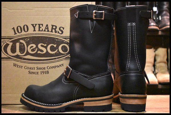 8EEE 箱付 美品 18年】WESCO ウエスコ カスタムボス ブラック 黒