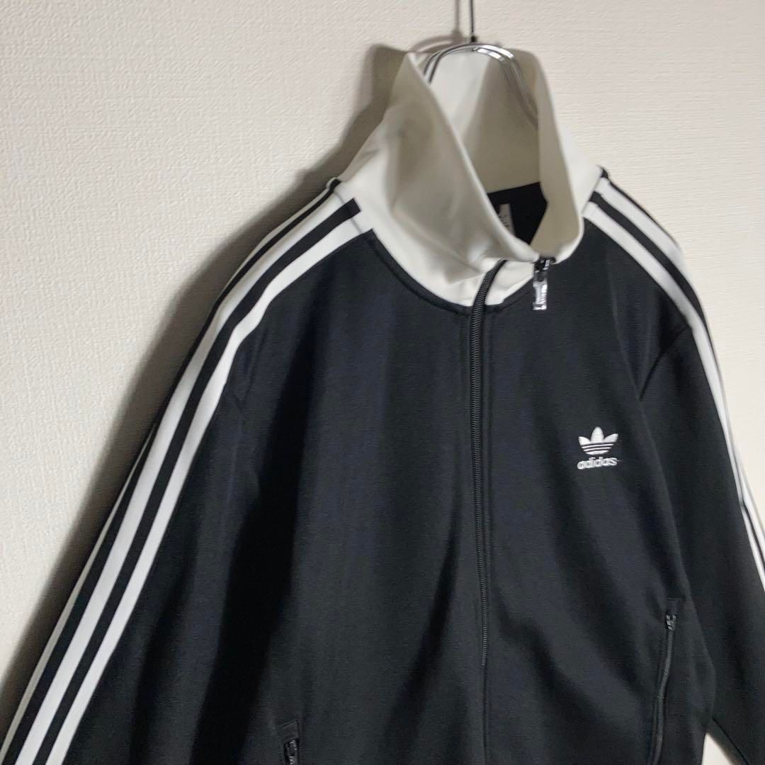 美品 2XL】adidas ジャージ トラックジャケット 刺繍ロゴ - メルカリ