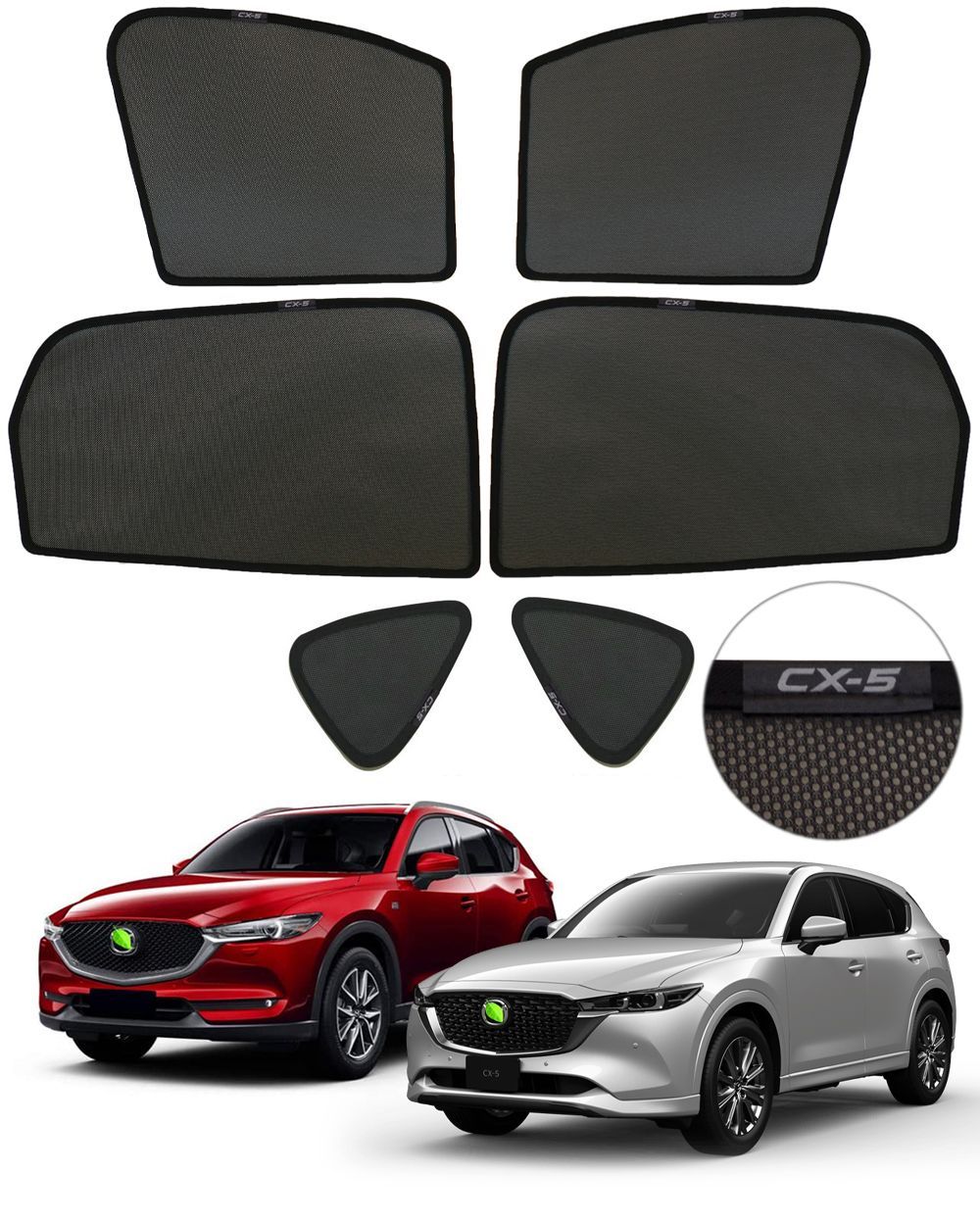 マツダ　CX5用サンシェード MAZDA マツダ 新型 CX-5 KF 前期 後期 メッシュ サンシェード