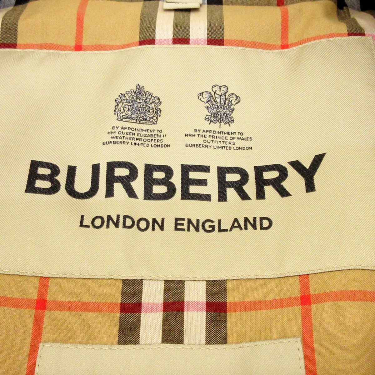 BURBERRY LONDON ENGLAND(バーバリーロンドンイングランド) トレンチコート レディース美品 - ベージュ 長袖/秋/春 綿 -  メルカリ