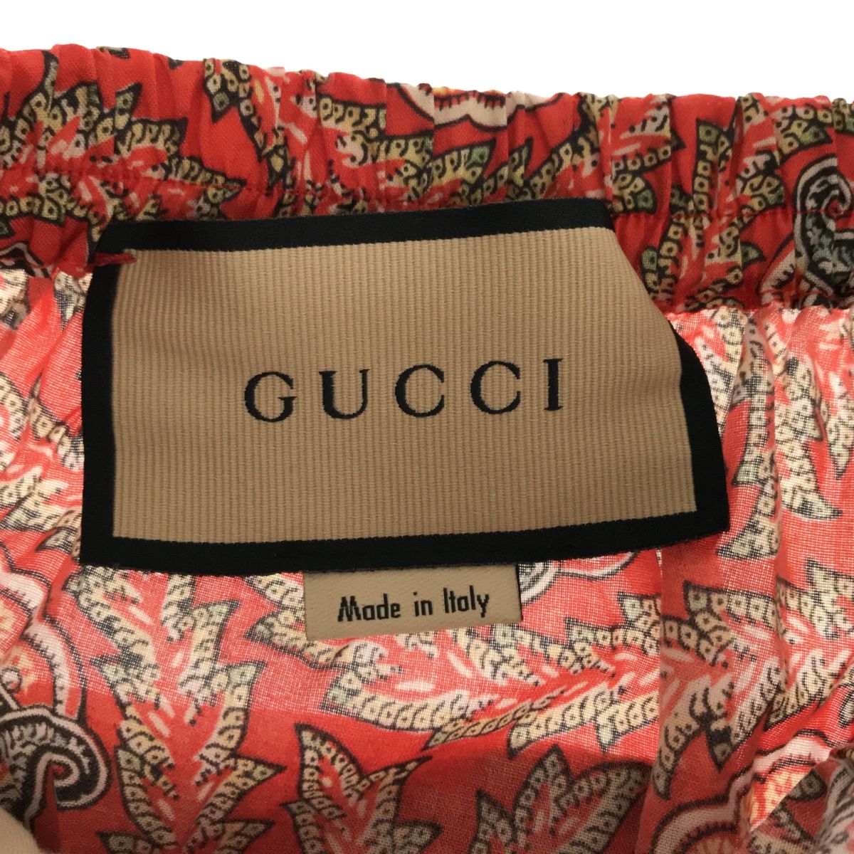 GUCCI プリントショートパンツ 654897 46-