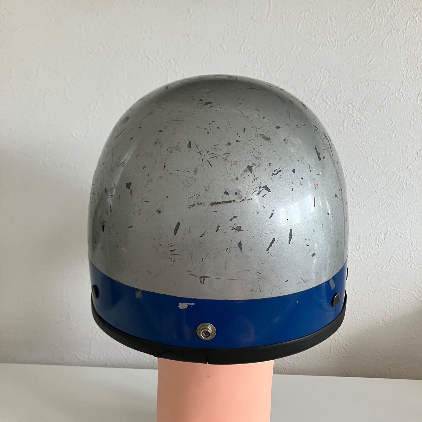 BELL ☆ベル ポリス TOPTEX ヘルメット 60年代 Mサイズ ジョッキー 半