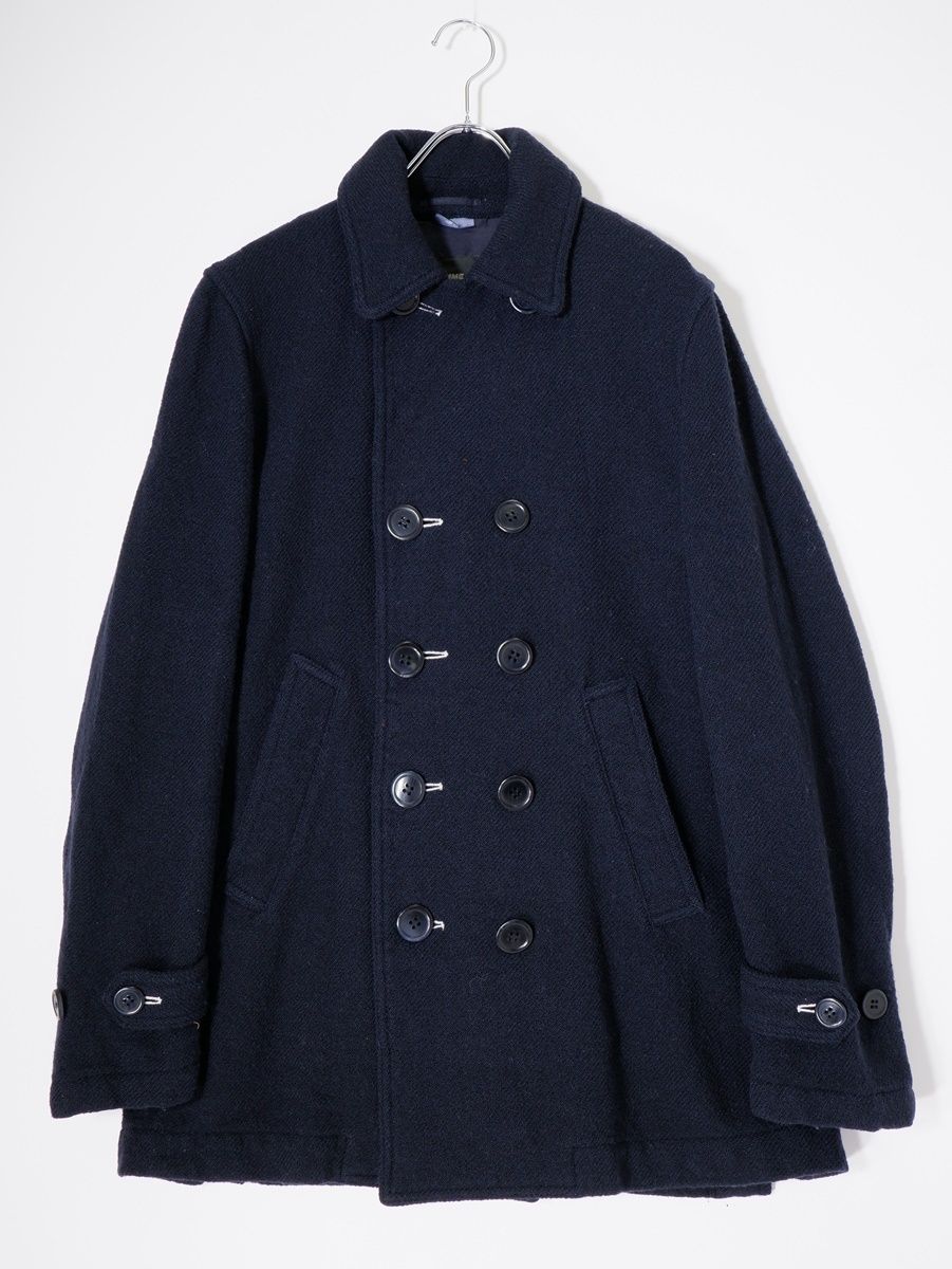 コムデギャルソン コムコム ウール ダブルコート COMME des GARCONS HOMME DEUXコムデギャルソンオムドゥ 2014AW