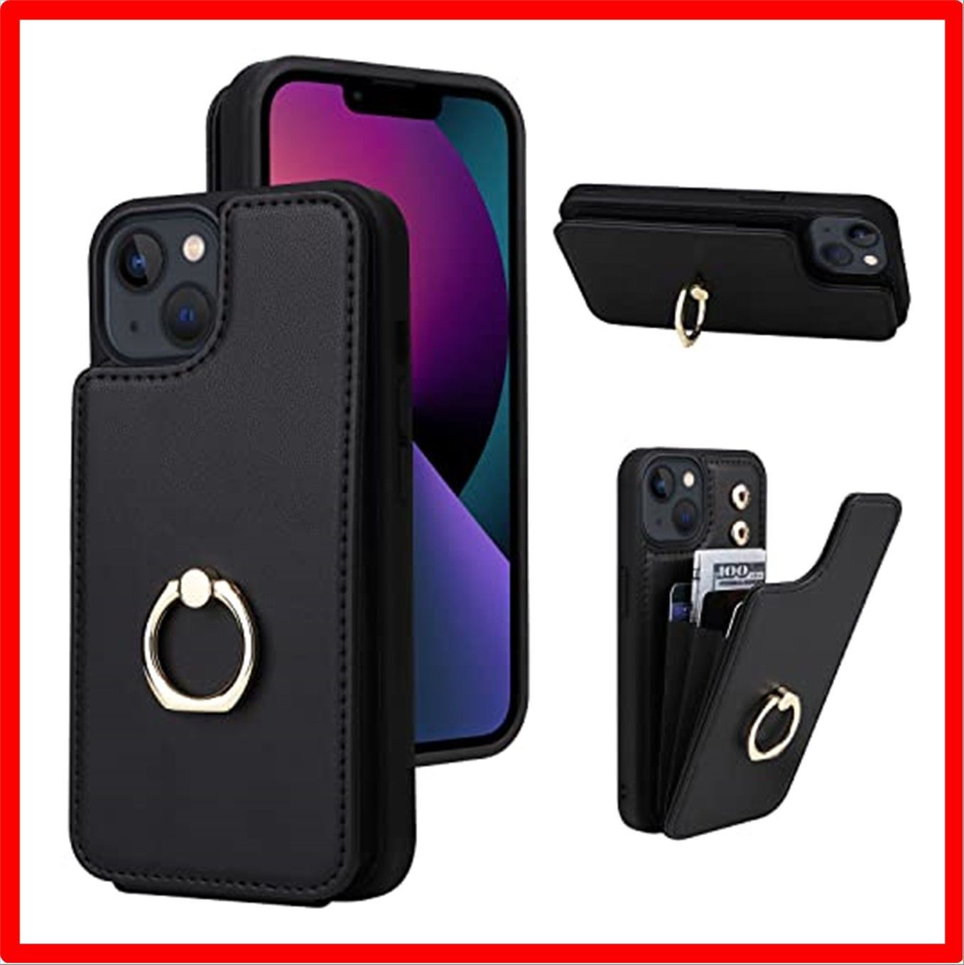 【匿名配送】 iPhone 13 財布型 iPhone13手帳型 ケース おしゃれ 13ケース【J.DL】 iphone13 case カード収納 レザー [ス