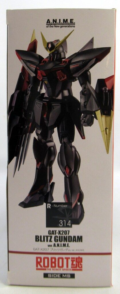 BANDAI - 【中古】ROBOT魂 ＜SIDE MS＞ GAT-X207 ブリッツガンダム Ver. A.N.I.M.E.[69][240069172108] ROBOT魂 ＜SIDE MS＞ GAT-X207 ブリッツガンダム ver