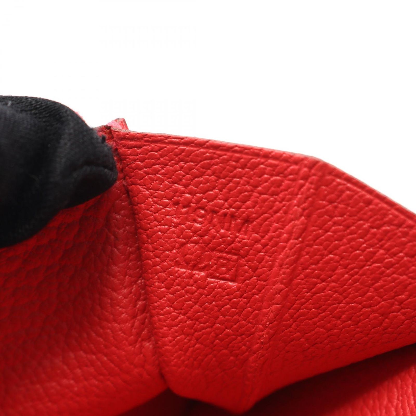 エルメス HERMES ラウンド長財布 アザップ コンバイン ルージュ  