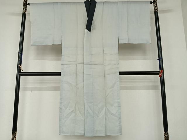 平和屋着物▽男性 結城紬 杢 アンサンブル 長襦袢(単衣)セット 霞文