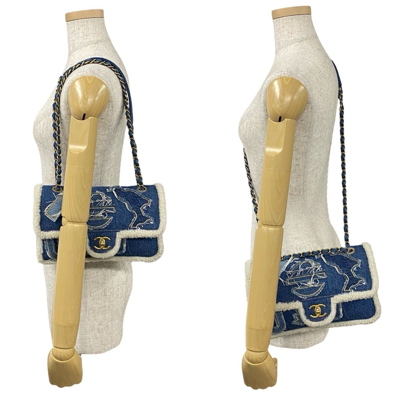 未使用保管品 シール有 28番台 CHANEL シャネル ココマーク パッチ 