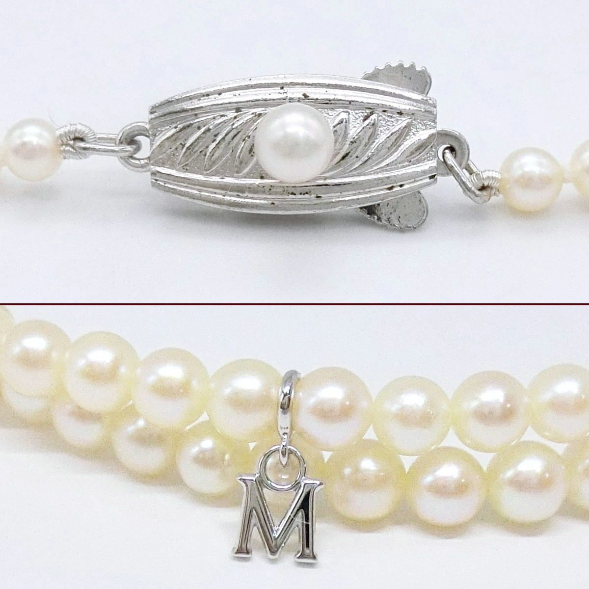 ミキモト MIKIMOTO アコヤパール グラデーション ネックレス 3.5