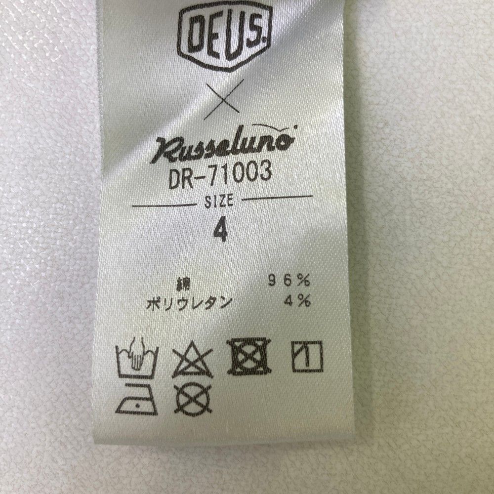 サイズ：4 RUSSELUNO ラッセルノ ×DEUS 半袖Tシャツ ルチャ