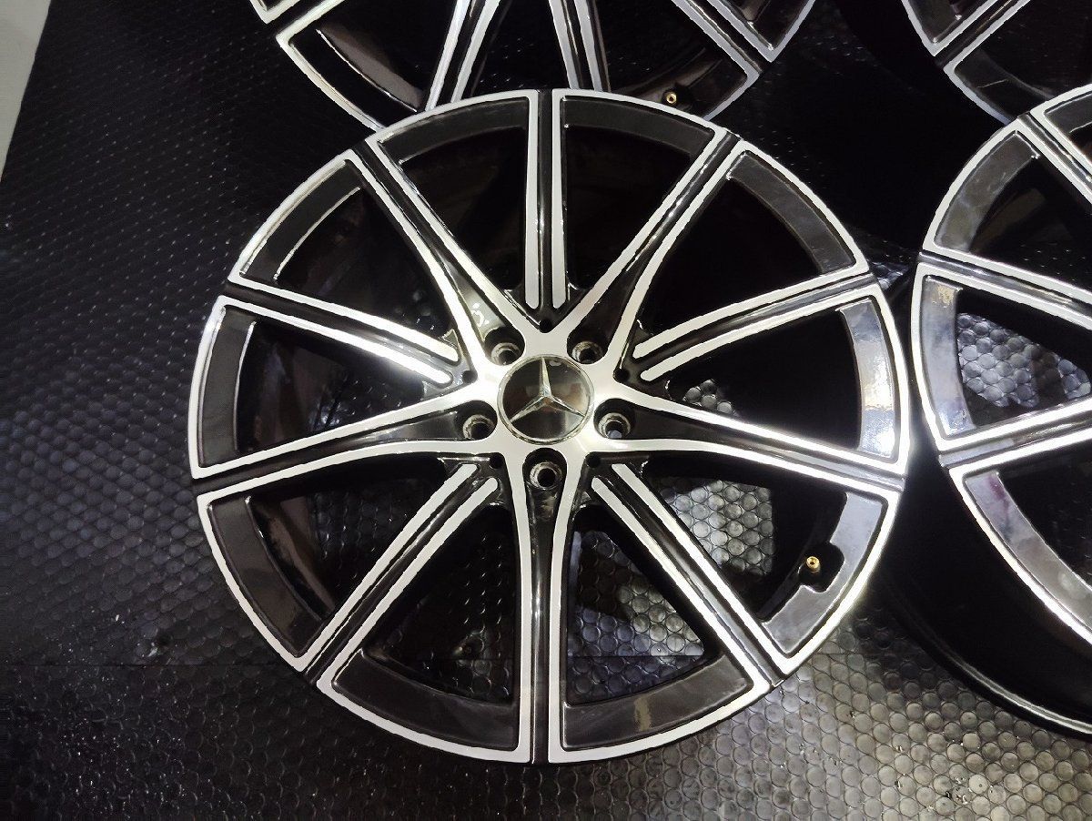 ベンツ Sクラス W223 純正ホイール 19インチ 4本 8.5J5HPCD112 31.5 ブラポリ スタッドレス用などに VHF567MY