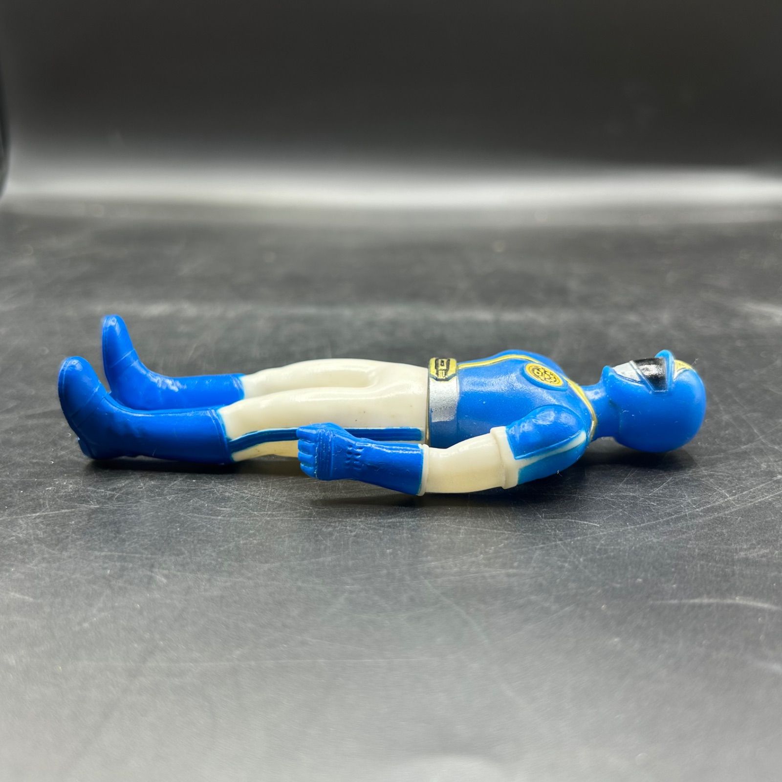 ダイナマン ダイナブルー フィギュア 科学戦隊ダイナマン ダイナブルー ソフビ ポピー 昭和レトロ