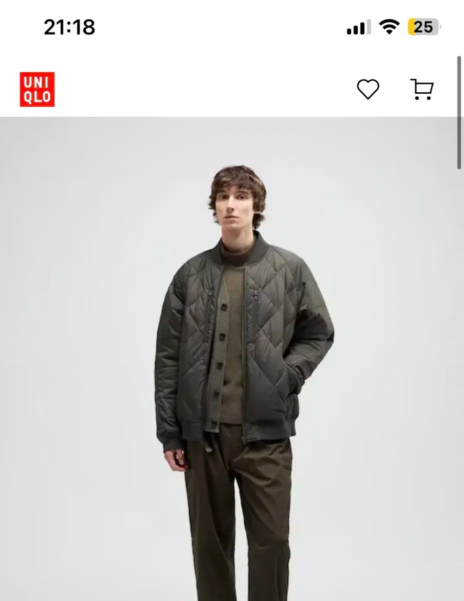 UNIQLO(ユニクロ) リサイクル ダウン ジャケット オリーブ L