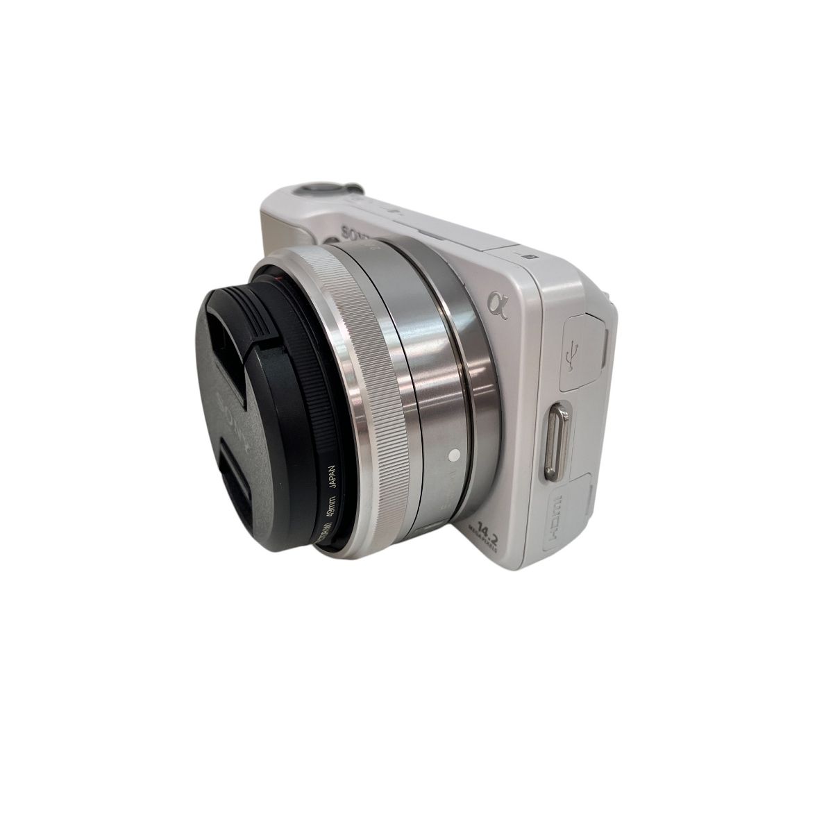 SONY　NEX-C3　SEL1855レンズ付き SONY ソニー ミラーレス α NEX-C3 レンズキット ホワイト 中古