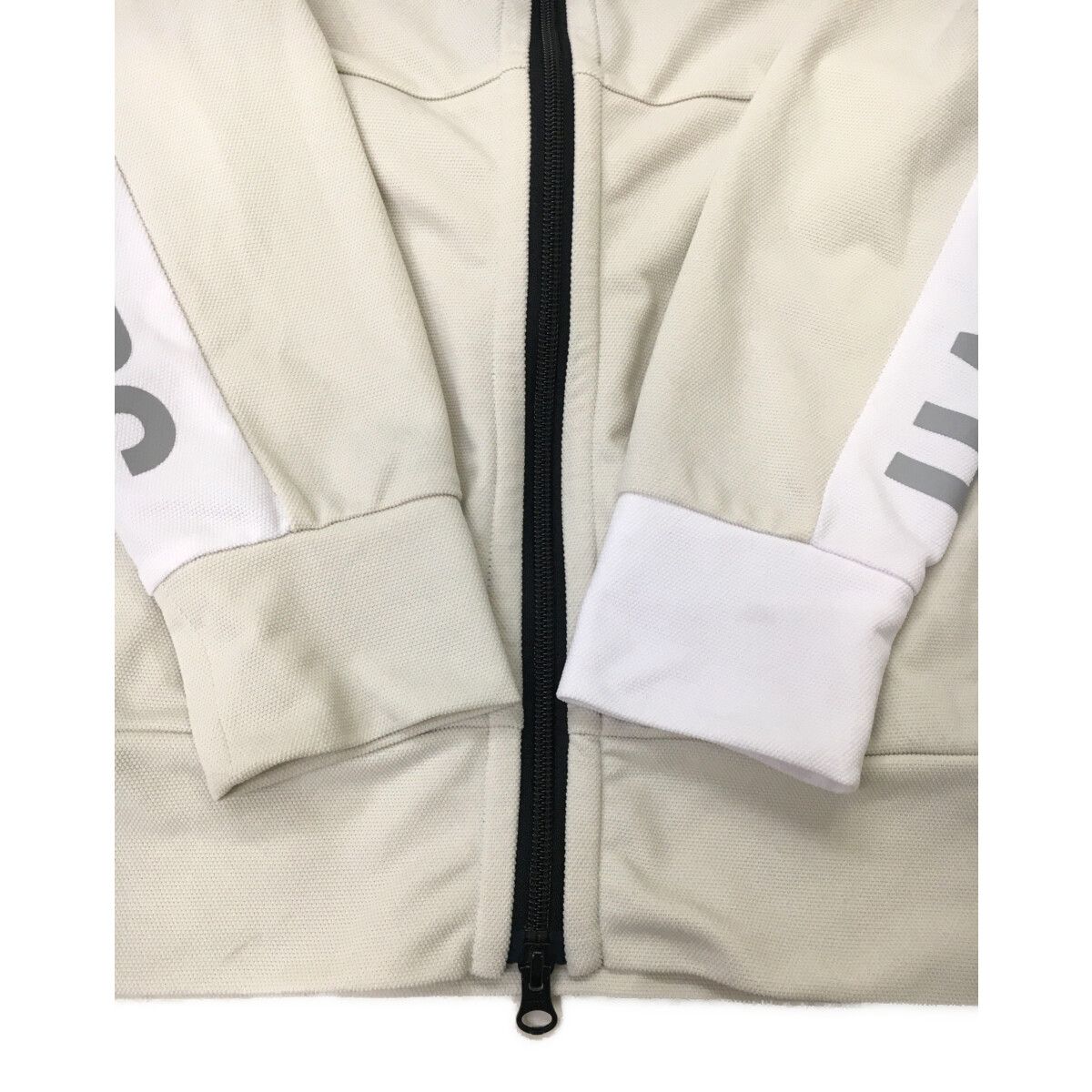 coco 中古 ハチヤーズ 8YARDS レディース パーカー S 白×ベージュ ホワイト ダブルジップ 中古 レディース ハチヤーズ 8YARDS パーカー S 白×ベージュ