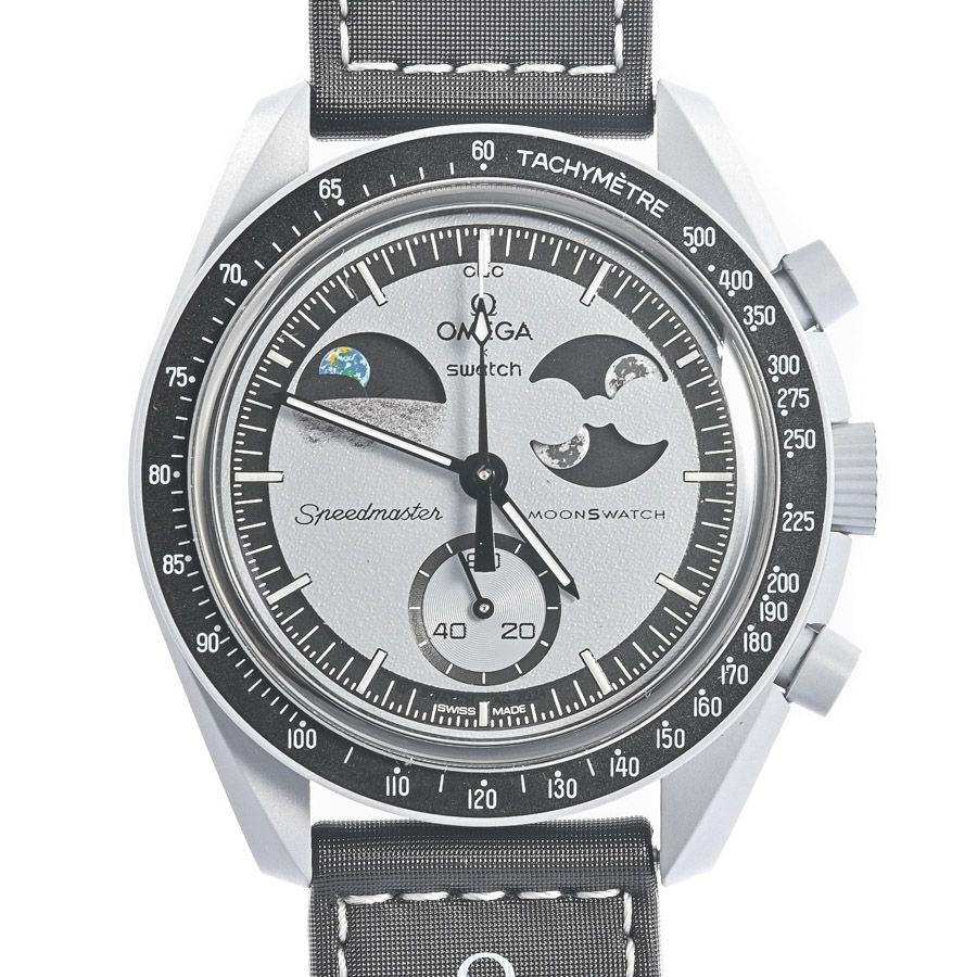 【ほぼ未使用】MISSION TO EARTHPHASE SO33M700 Swatch x Omega Moonswatch Mission To Earthphase SO33M700