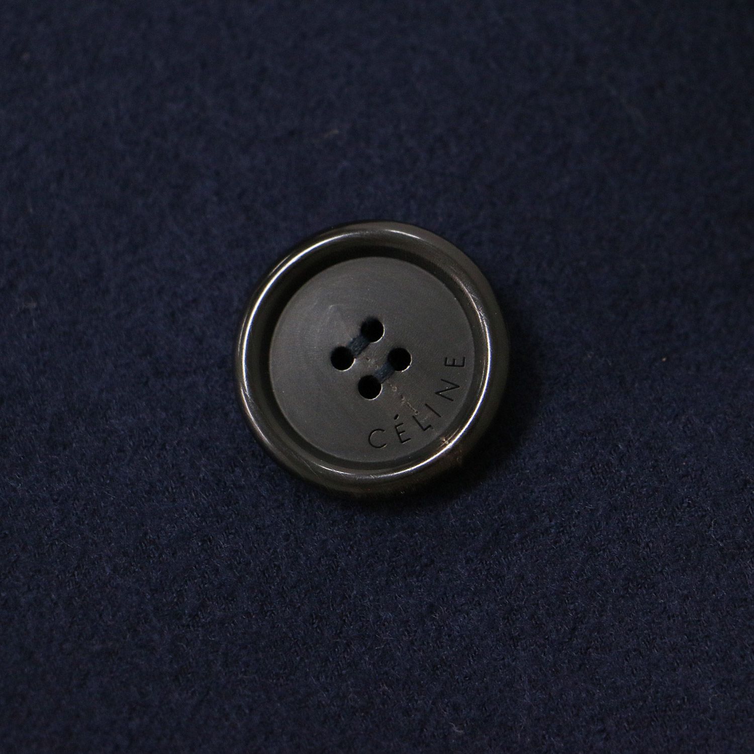 CELINE セリーヌ コート ピーコート アウター ネイビー 紺 34(XS